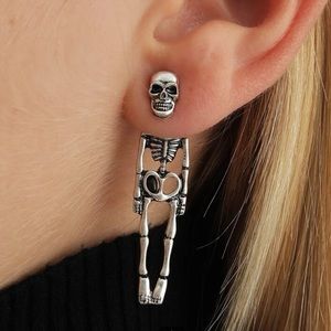 🌟3/$12 NEW Skeleton Pierced Earrings